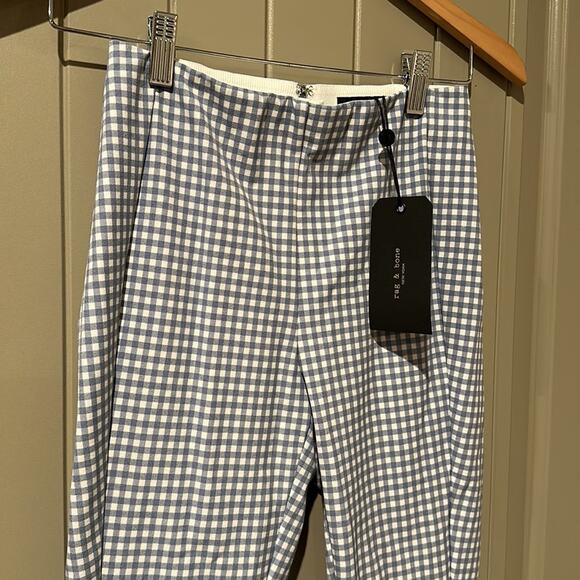Rag & Bone Simone Pant - Gingham NWT sz 0 - Picture 3 of 9